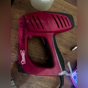 Arrow Red and Black Electric Stapler